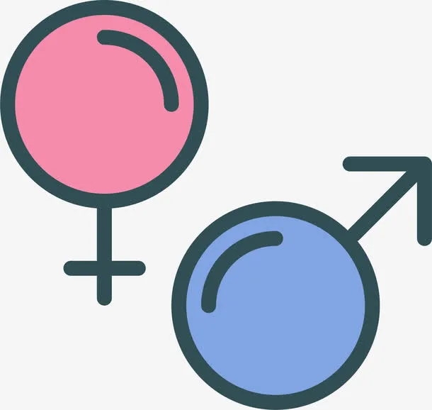 男性符号女性符号免抠图标元素