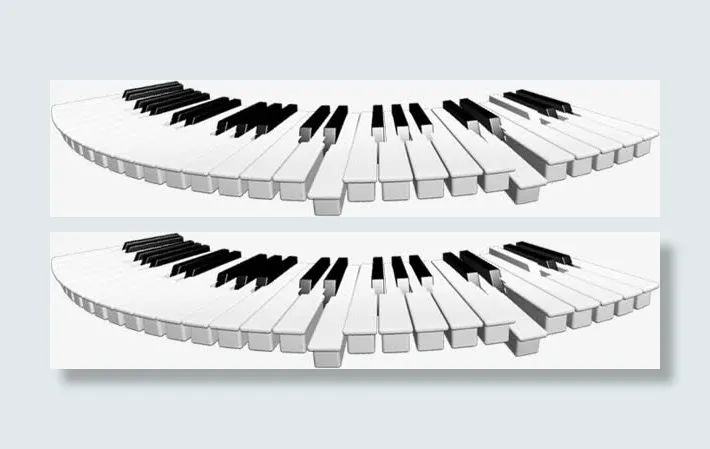 音乐键盘钢琴免抠