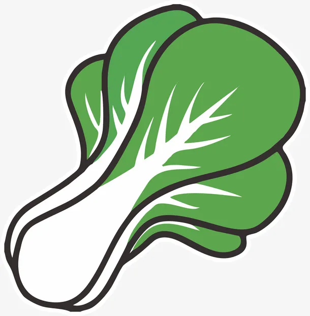 卡通小青菜健康蔬菜免抠