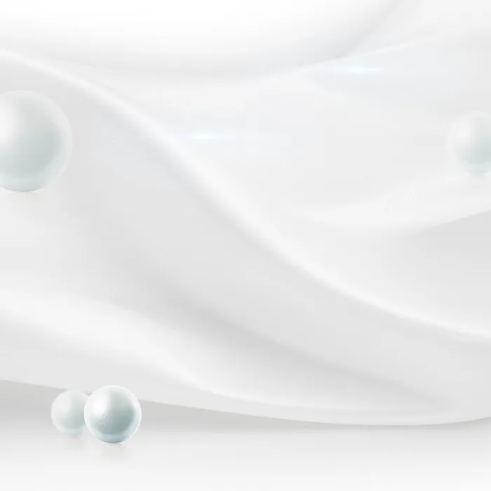 白色丝绸珍珠化妆品PSD分层主图高清