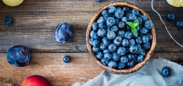 蓝莓水果背景图高清