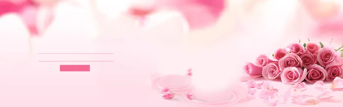 情人节玫瑰粉色花瓣高清