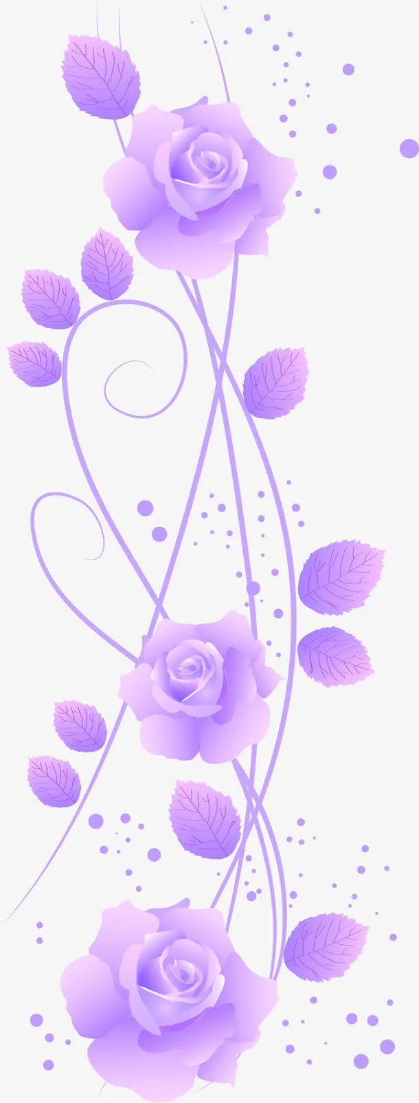 梦幻紫色牡丹背景图