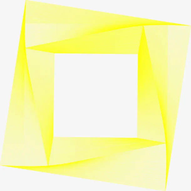 黄色组合方框免抠