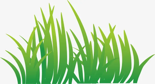 绿草节日装饰假草免抠手绘卡通卡通元素