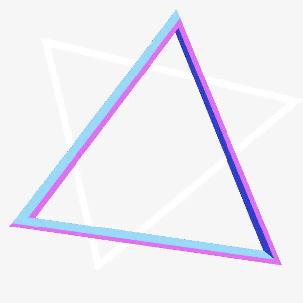几何三角形文字背景图形