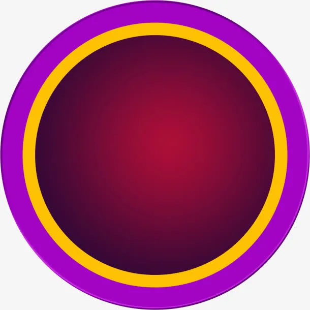圆形纯色背景紫色黄色红色矢量背景图片
