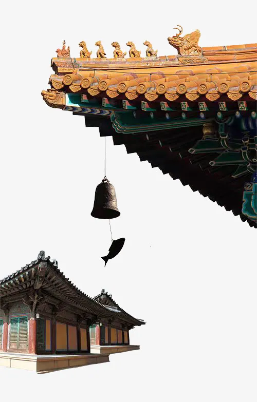 中国元素，古代房子免抠