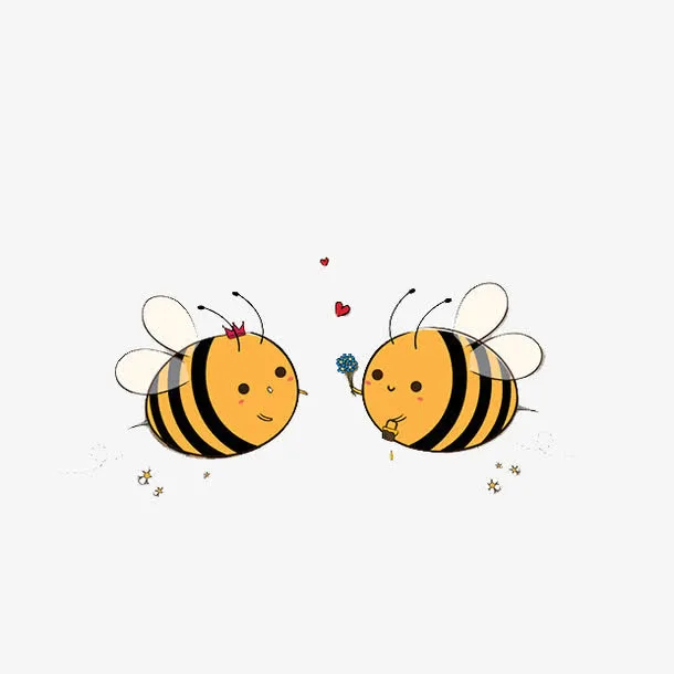 可爱的小蜜蜂免抠