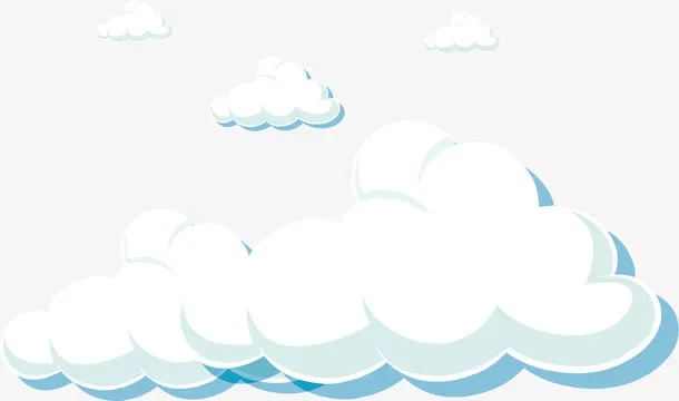 矢量图漂浮的云朵免抠手绘/卡通卡通元素
