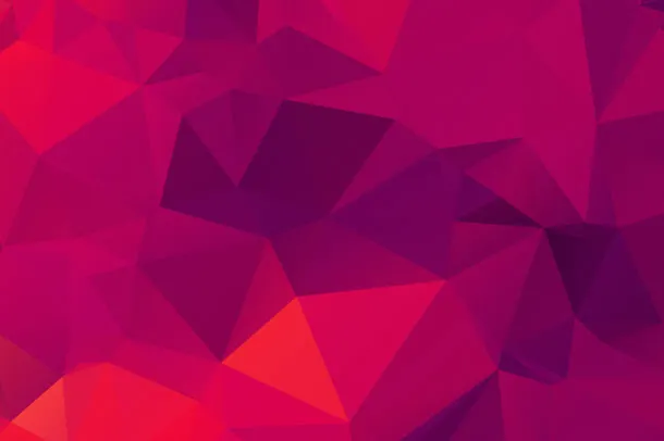 红紫色三角形立体壁纸免抠