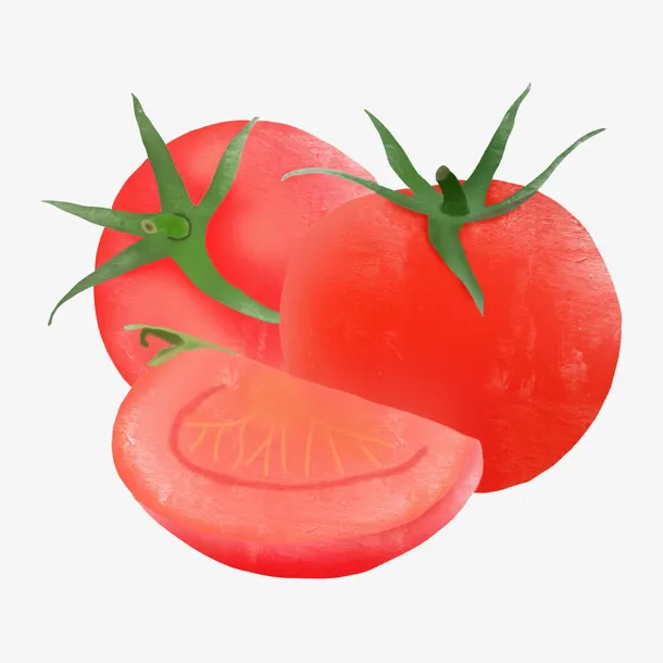 蔬菜水果西红柿免抠