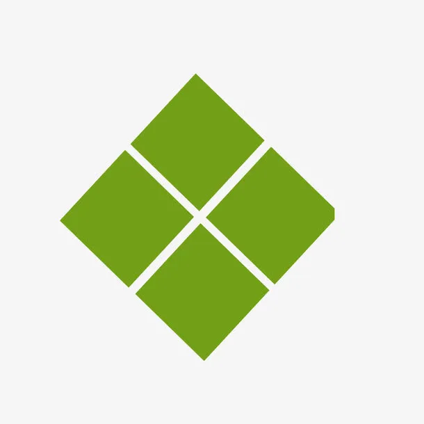 重点标注绿色菱形标记免抠标签元素