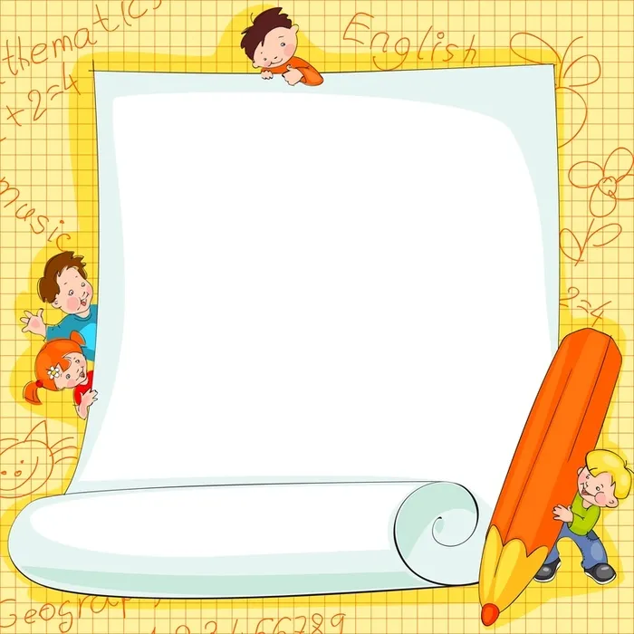 矢量儿童少儿卡通教育展板背景高清 - 菜鸟图库