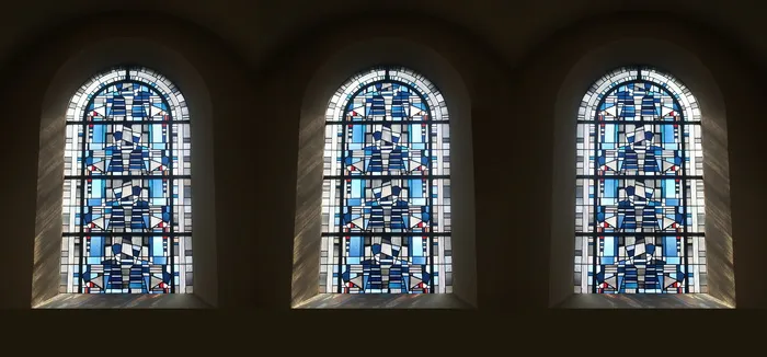 蓝黑, 透明, 马赛克玻璃窗, 彩色玻璃窗, 彩色玻璃, 玻璃艺术, 彩色玻璃, 教堂窗户