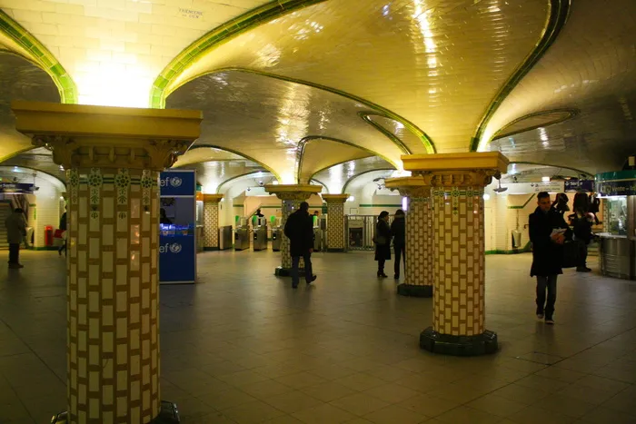 地铁, 巴黎, 法国, 地铁站, 地铁入口, 大都会, 架构, cité