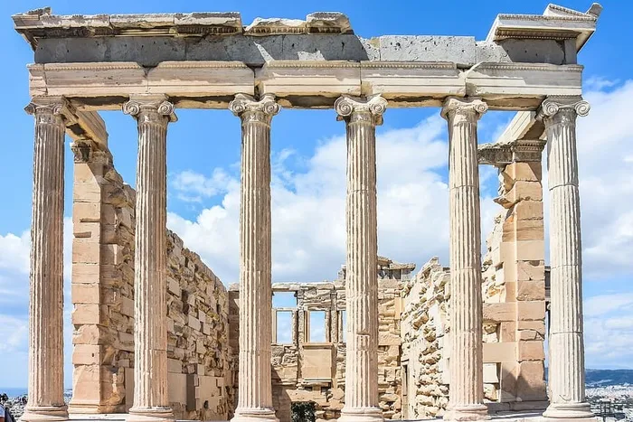 希腊帕台农神庙雅典卫城古希腊建筑纪念碑