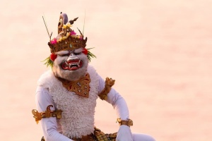 巴厘岛，猴子，哈努曼，印度尼西亚，旅游，传统，舞蹈表演，巴厘舞