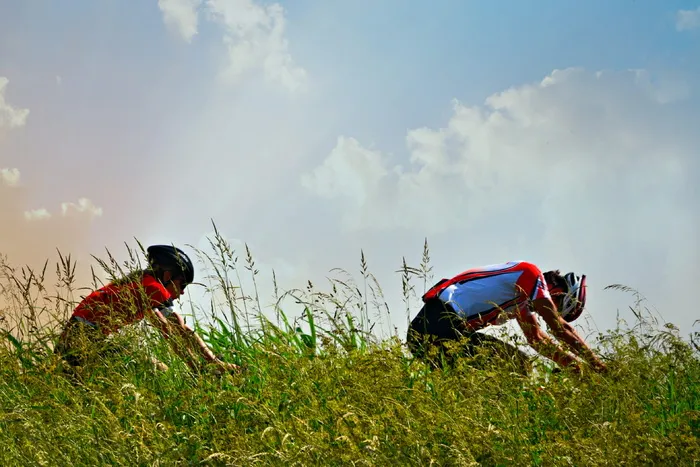 自行车赛选手，自行车，速度，运动，锻炼，比赛，人，人