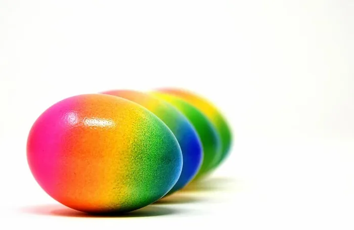 四个复活节彩蛋，复活节，复活节彩蛋，彩色，复活节快乐，彩色，复活节彩蛋，彩色