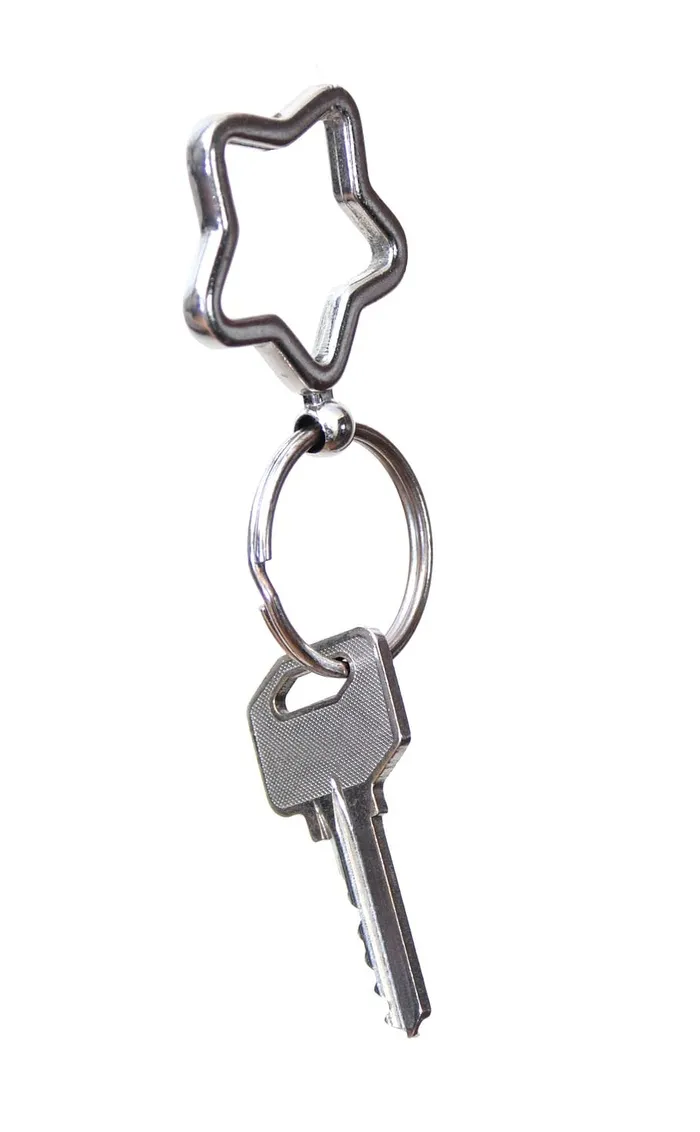 钥匙，钥匙链，开锁，钥匙链，白色，白色背景，安全，安全