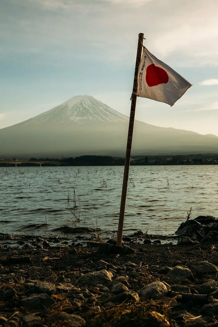 日本国旗，海岸，照片，山，富士，海，海洋，水