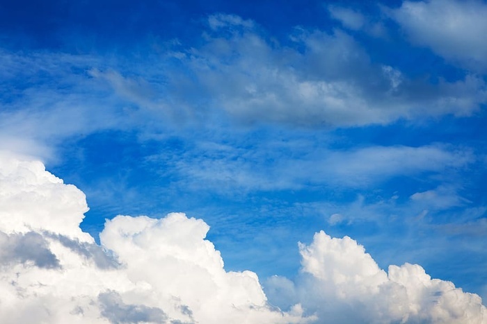 空气大气背景美丽蓝色蓝天明亮气候