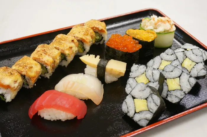 寿司，日本，美食，美食，海鲜，餐，晚餐