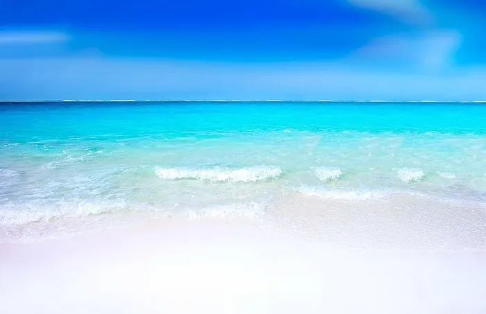 白色，沙滩，白天，海滩，天堂，天堂海滩，假日，沐浴