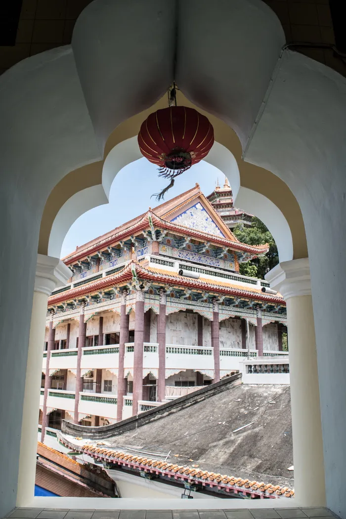 马来西亚，克洛西寺，air itam，颜色，中文，窗户，建筑，拱门