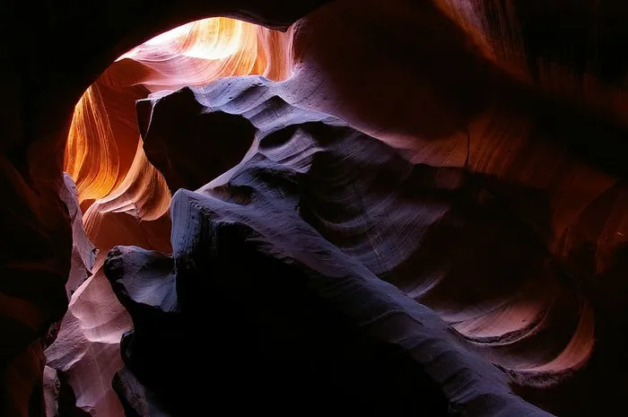 峡谷，自然，纳瓦霍，砂岩，亚利桑那州，羚羊峡谷，沙漠，侵蚀