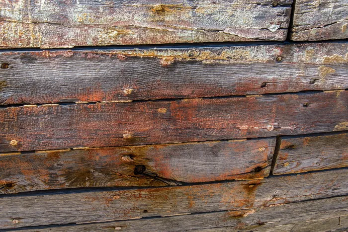 纹理，船，旧船，板，木板，木头，剥落的油漆，背景