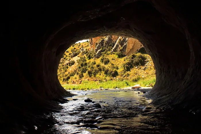 洞穴、水、石头、山脉、自然、风景、新西兰、桥梁-人造结构
