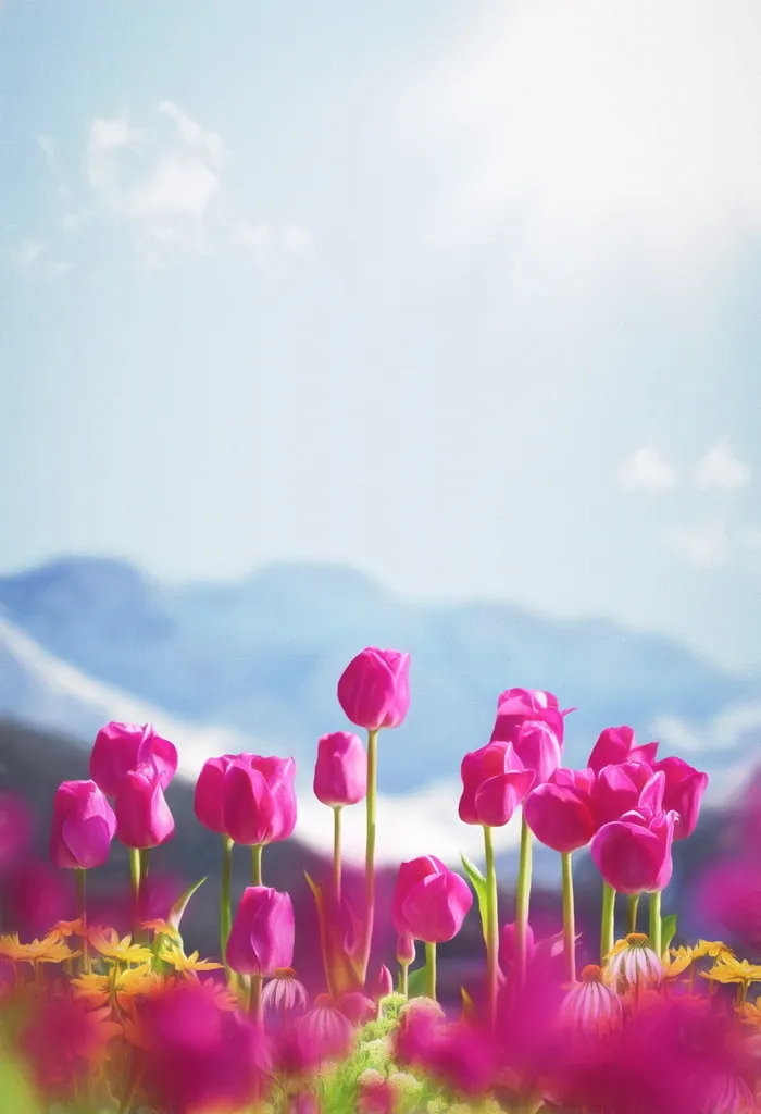 春天，花朵，郁金香，手机壁纸，花朵，开花植物，自然之美，植物