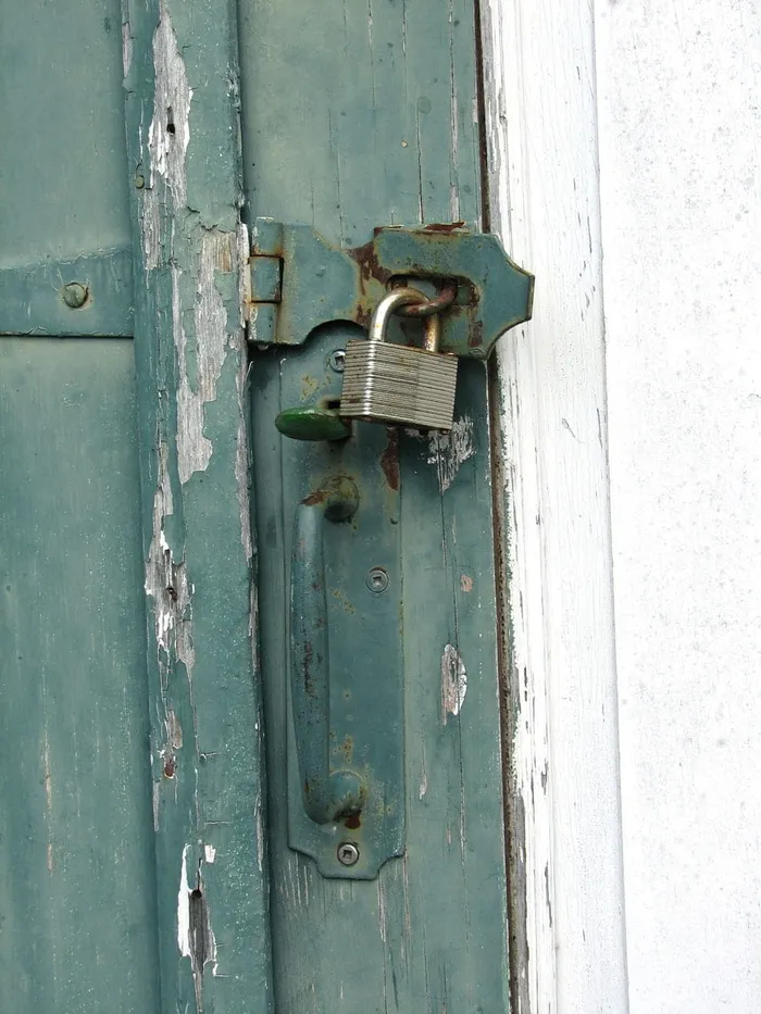 上锁，安全，门，钥匙，挂锁，保险箱，入口