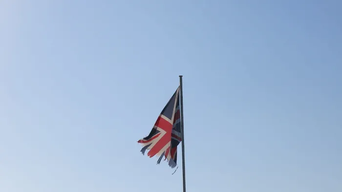 国旗，英国，英国，脱欧，欧洲，联合杰克，英国，撕破了