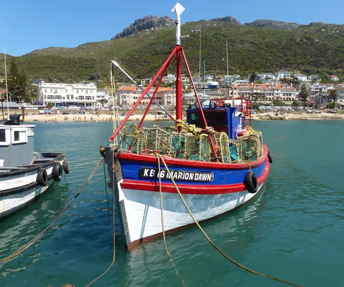 渔船，龙虾，陷阱，开普敦，龙虾陷阱，港口，南非，船只
