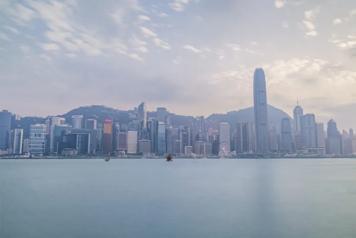 香港城市天际线摄影