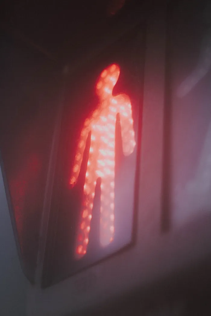 男性LED标志
