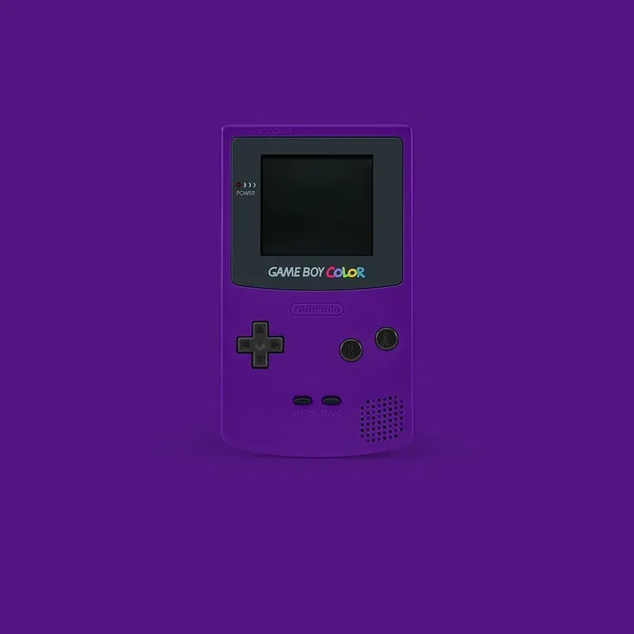 紫色任天堂GameBoy颜色
