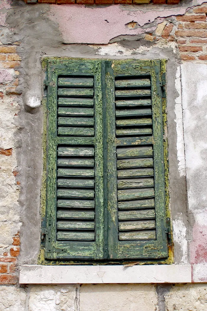 威尼斯，窗，盲，结束，时间，封闭，绝望，花点时间