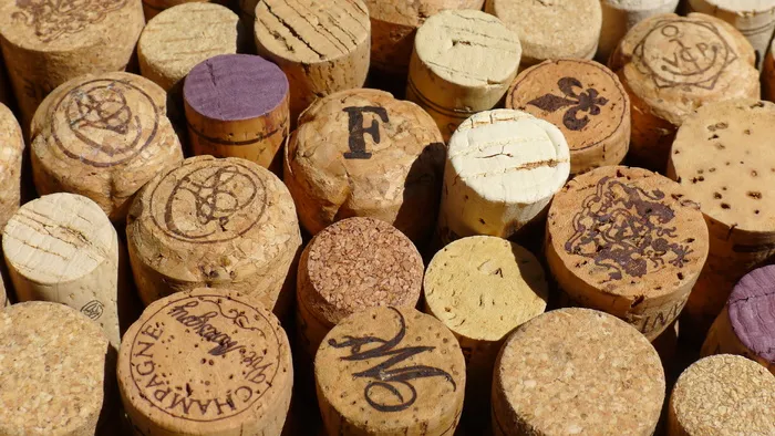 棕色，木装饰，软木，葡萄酒，葡萄酒厂，红色，宏观，木材