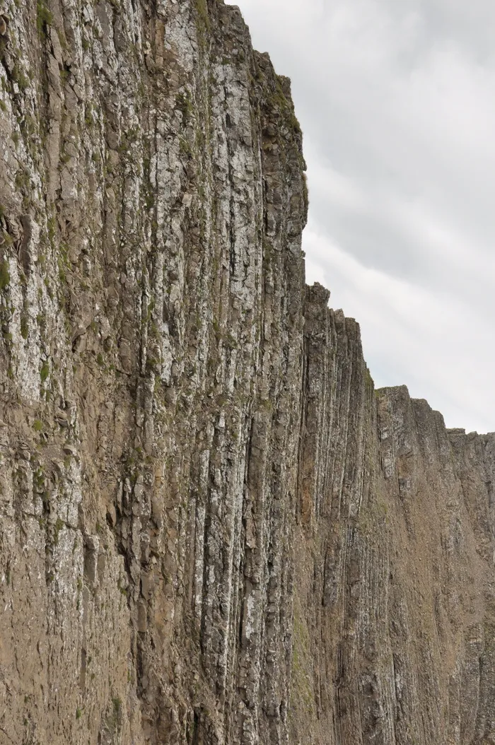 悬崖, 玄武岩, 山, 陡峭, 岩层, 侵蚀, 天空, 自然之美
