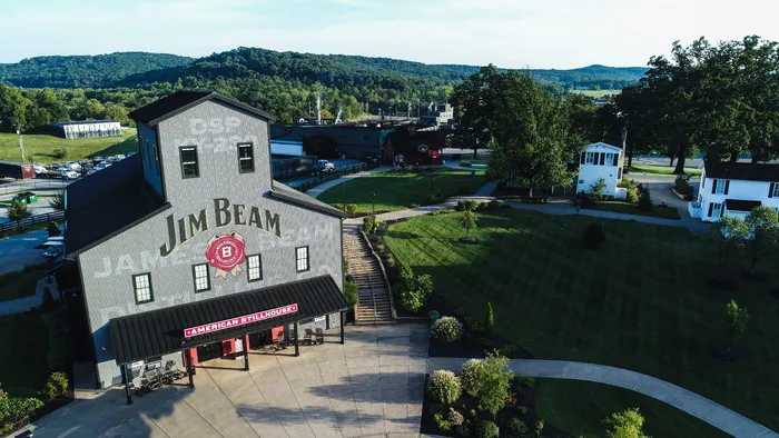 美国，克莱蒙特，吉姆·比姆酿酒厂，照片，无人机，幻影4 pro，无人机照片，肯塔基州