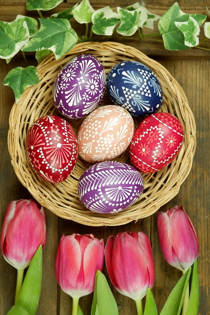 索布复活节彩蛋，索布复活节彩蛋，春天，春天装饰，复活节彩蛋，复活节，博斯技术，蜡技术