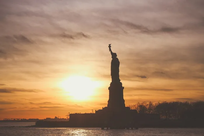 自由女神像，纽约，黄金时段，自由女神像，地标