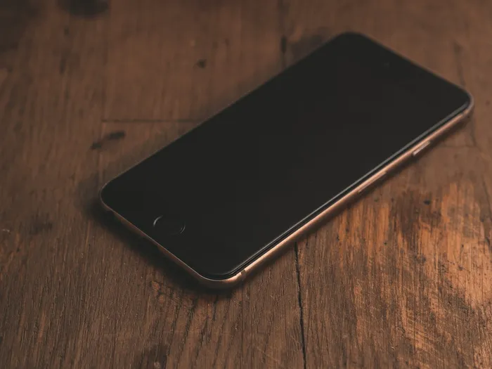 空格、灰色、iphone 6、显示、黑色、屏幕、棕色、木制