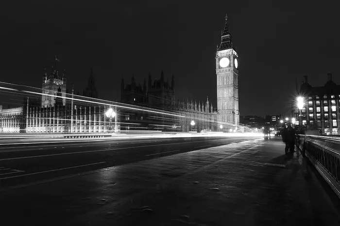 夜，城市，大本钟，伦敦，地标，英国，建筑，英国