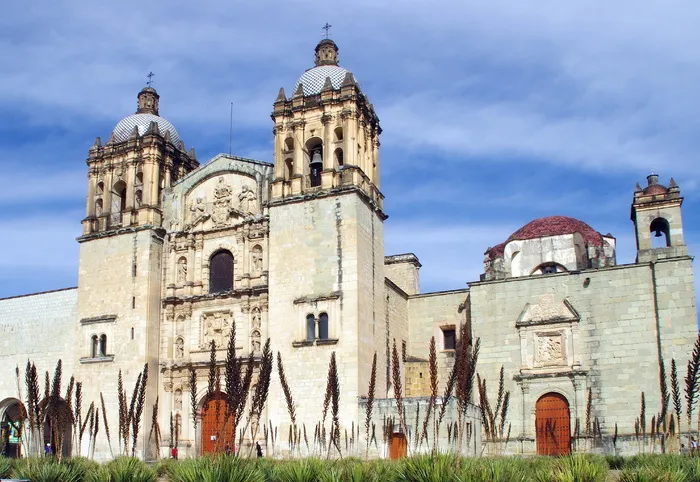 布朗大教堂，墨西哥，瓦哈卡，大教堂，帕维斯，巴洛克，建筑，建筑结构