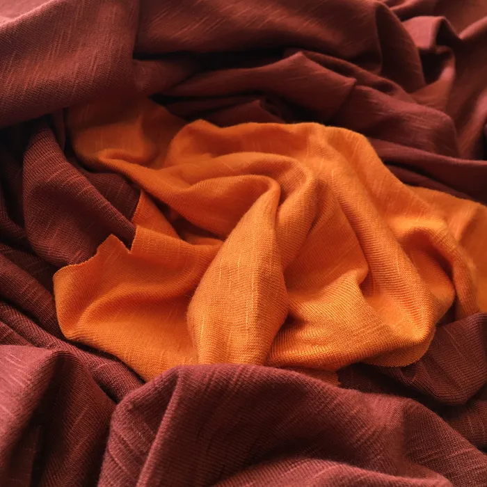 秋天，纺织，材料，面料，橙色，锈迹斑斑，没有人，全框架